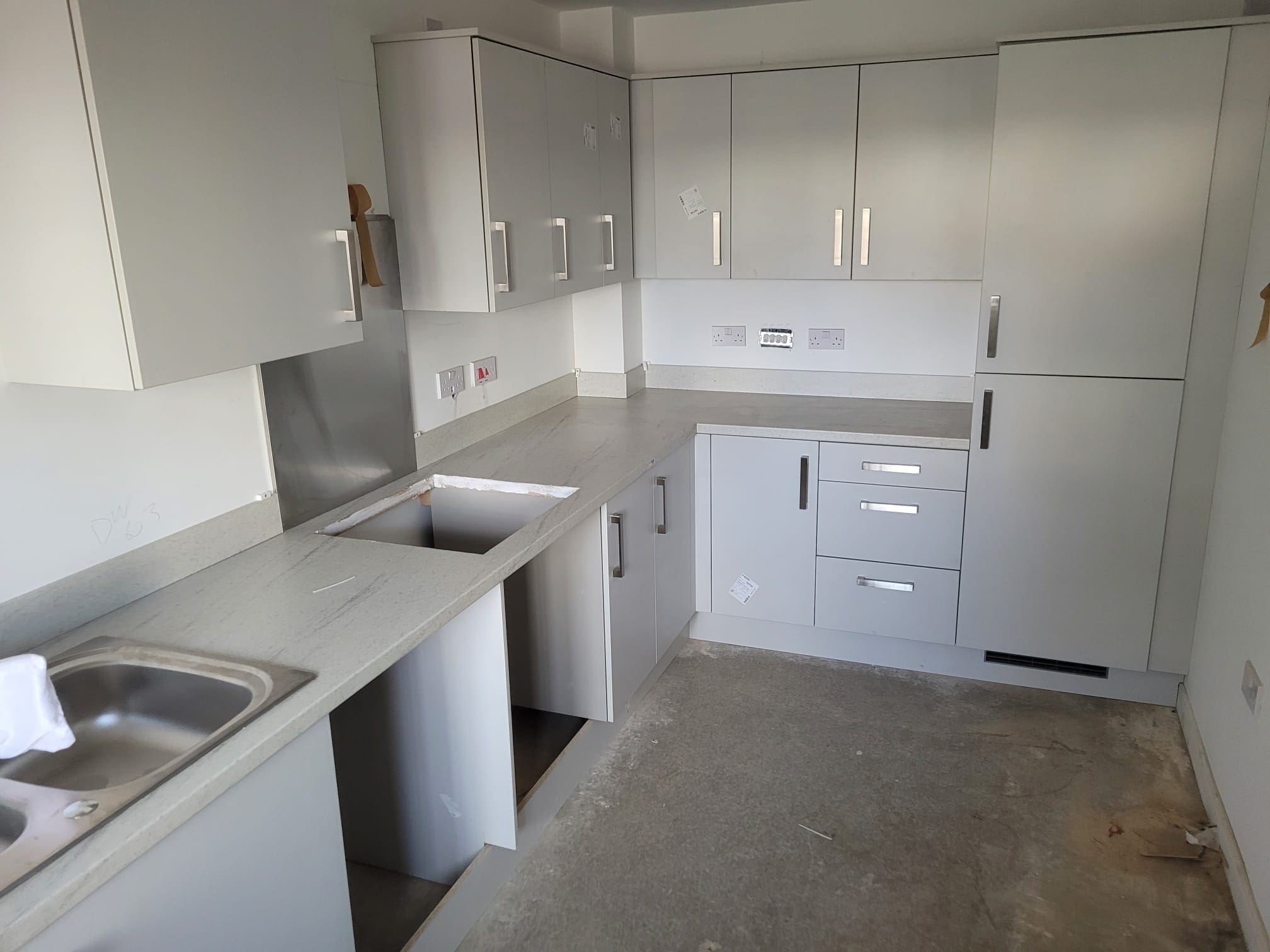 a recent kitchen installation